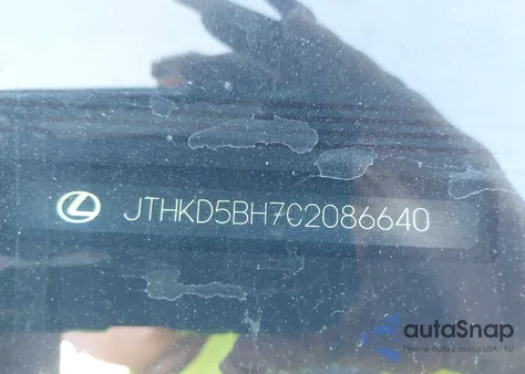 2012 Lexus Ct 200H Premium из США, поврежденный, VIN JTHKD5BH7C2086640